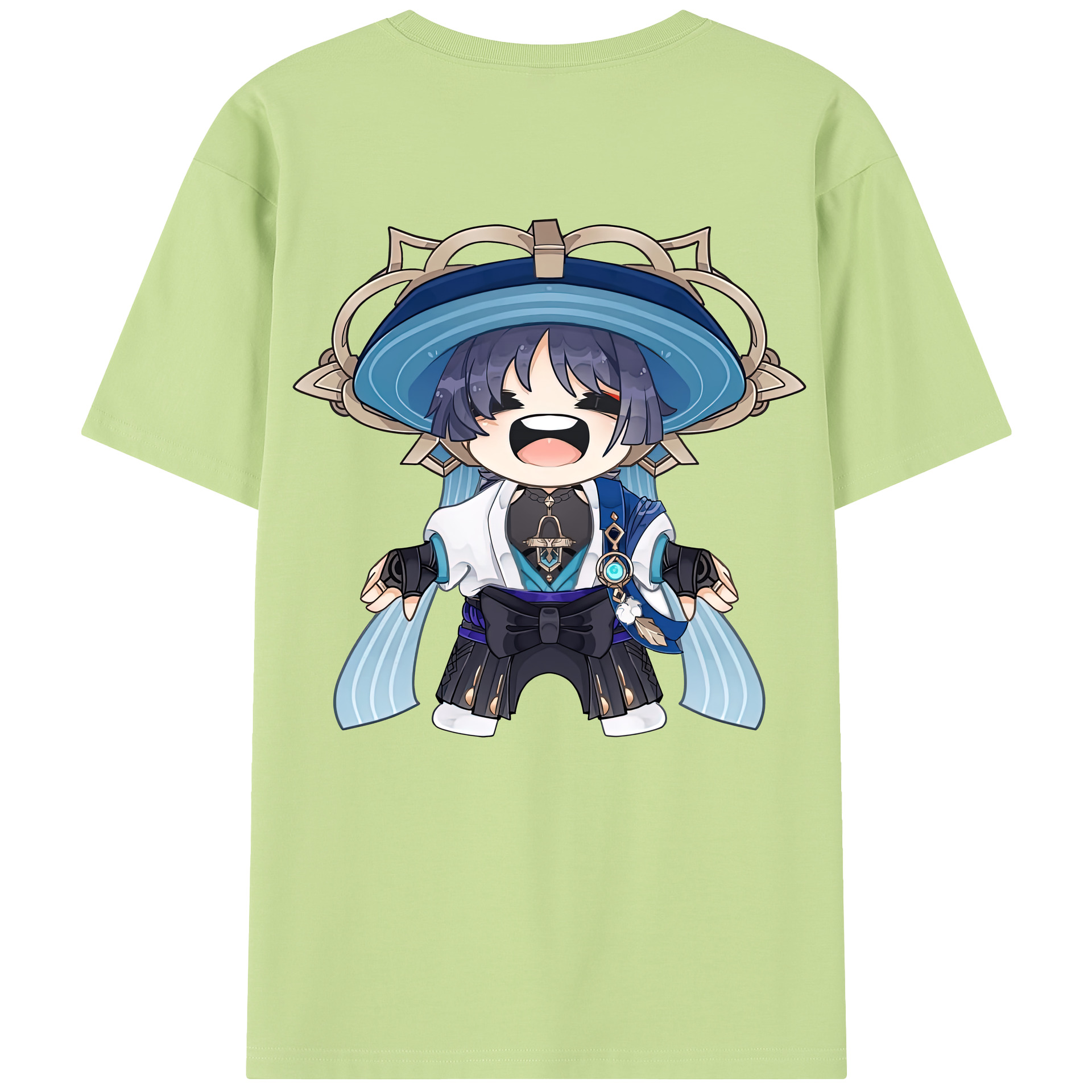 げんし神 さんペい genshin Sanpei 綿100％半袖Tシャツ（背面プリント）
